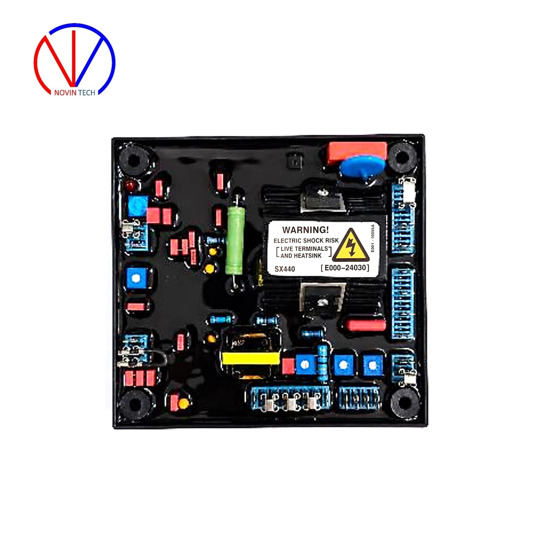رگولاتور ولتاژ ژنراتور SX440 20A خازن قرمز رگولاتور ولتاژ ژنراتور SX440 20A خازن قرمز